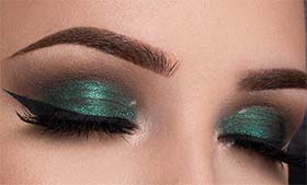 Как можно сделать макияж зелеными тенями
